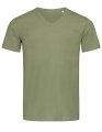 T-shirt V Hals Ben Stedman Stars ST9010 military green